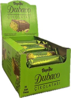 Pistachio Kataifi Chocolate Bar - 144 units - 35 gram bar