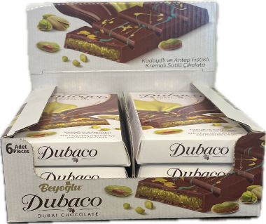 Pistachio Kataifi Chocolate Bar  - 36 units - 200 gram bar